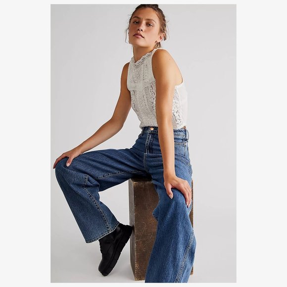 Wrangler Barrel 652 High Rise Wide Leg Jeans - Picture 3 of 11